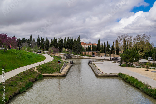 Ecluses de fonserannes, Béziers, Hérault, Occitanie, France.