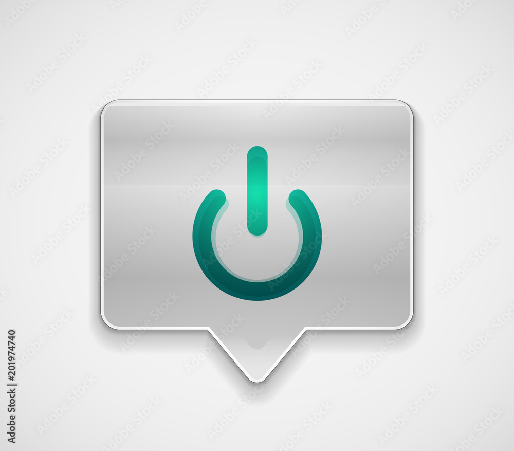 Start power button, ui icon design, on off symbol Start power button, ui icon design, on off symbol
