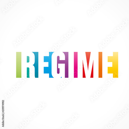 mot "régime", vecteur