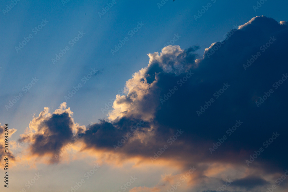 Fototapeta premium himmel sonnenuntergang