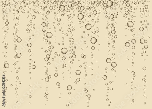 Champagne bubbles vector texture.