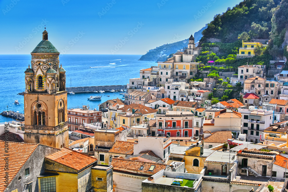 Amalfi in the province of Salerno, Campania, Italy