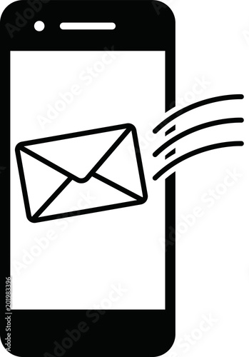 Smartphone to receive mail