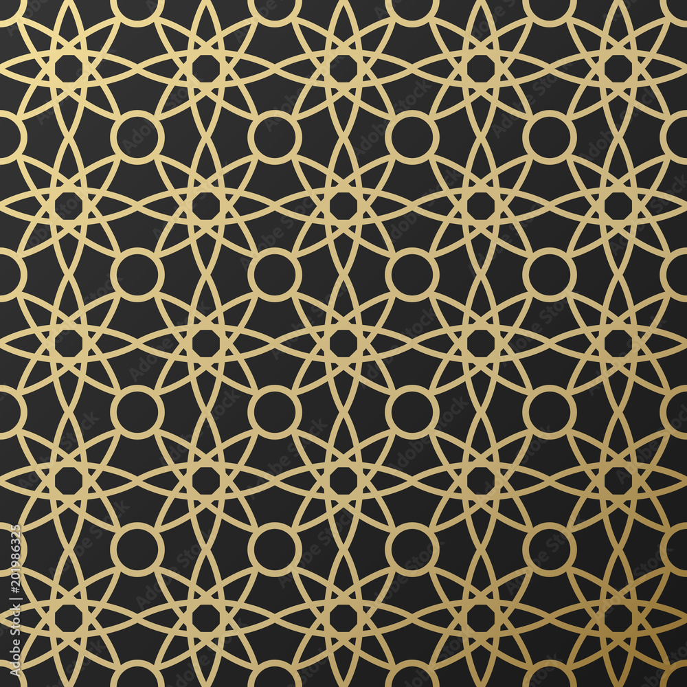 Background with seamless pattern in islamic style Background with seamless pattern in islamic style