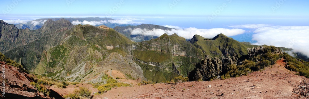 Madère vue du Pio Ruivo