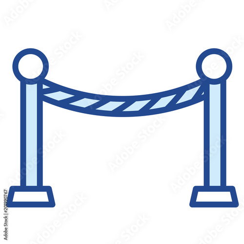 Absperrband Vector Icon