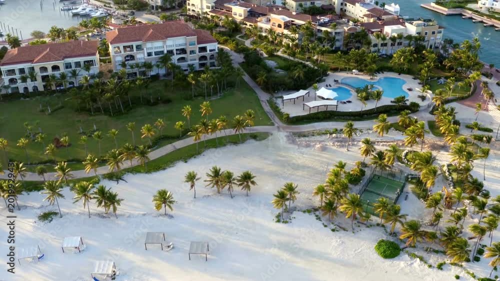 The best beaches in the world. Cap Cana. A beach with white sand and
