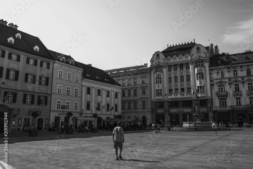 Bratislava street Slovakia