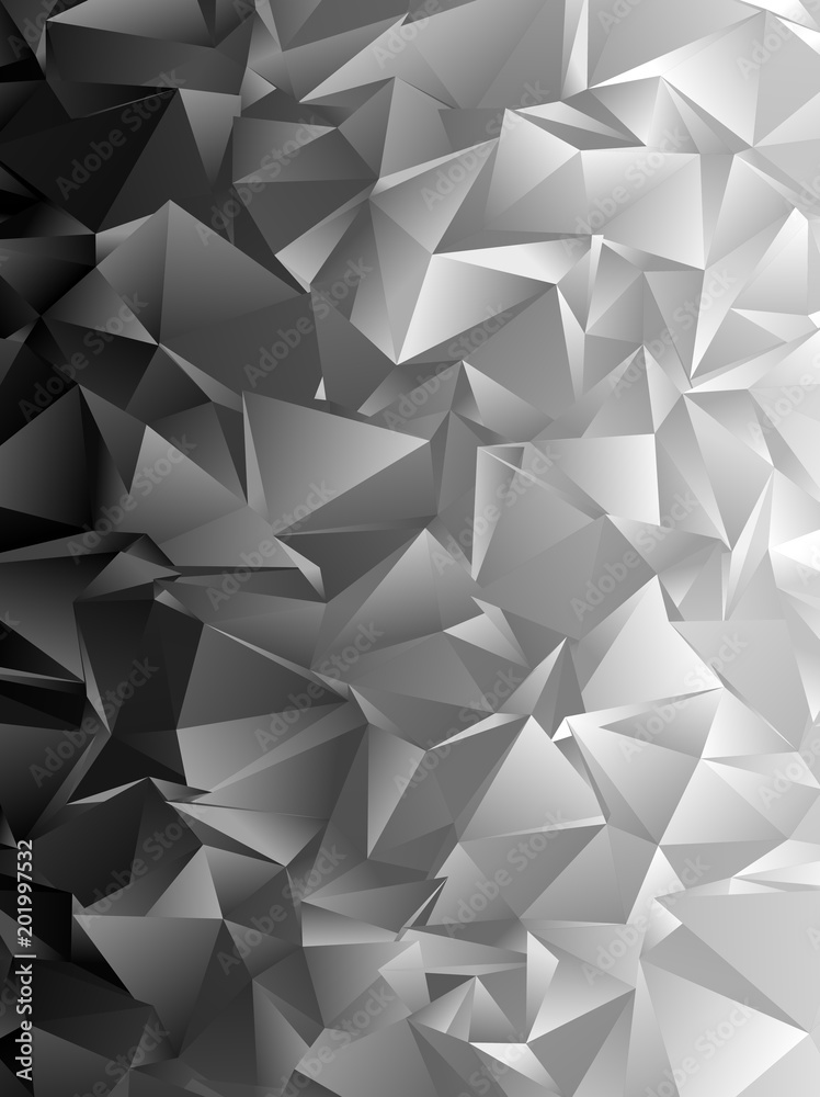 Fototapeta premium Abstract Low-Poly triangular modern background