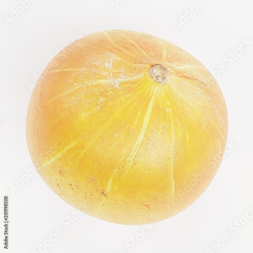 Realistic 3D Render of Pumpkin photo