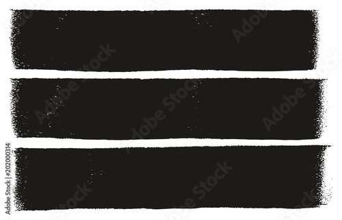 Paint Roller Bold Lines High Detail Abstract Vector Lines & Background Set 28