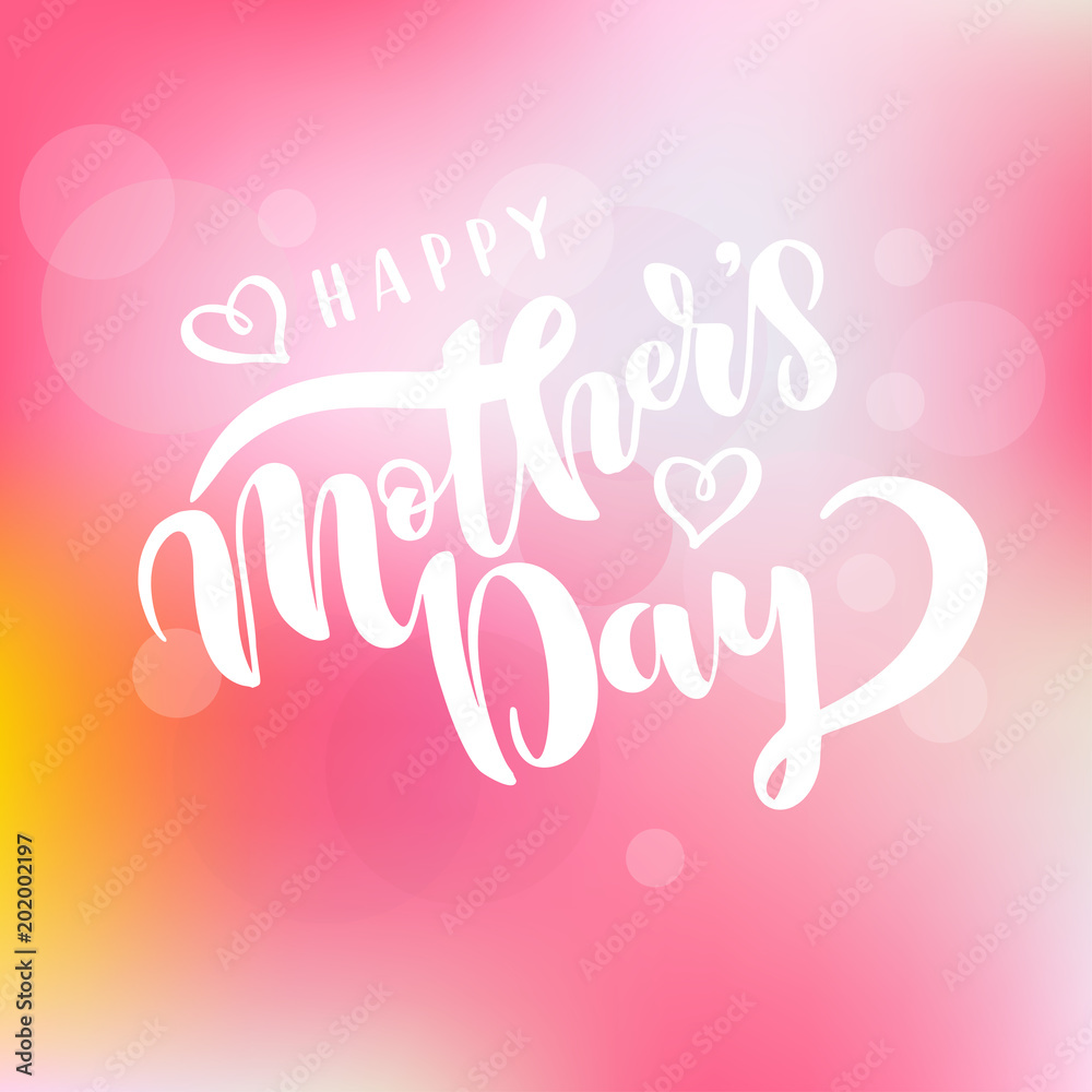 Happy Mothers Day Greeting Card Template