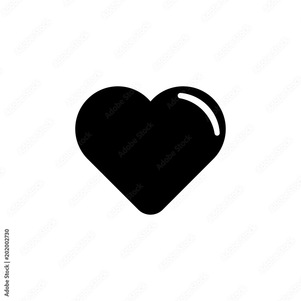 Heart flat icon