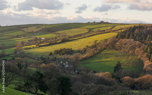 Countryside near Barnstaple, North Devon, England