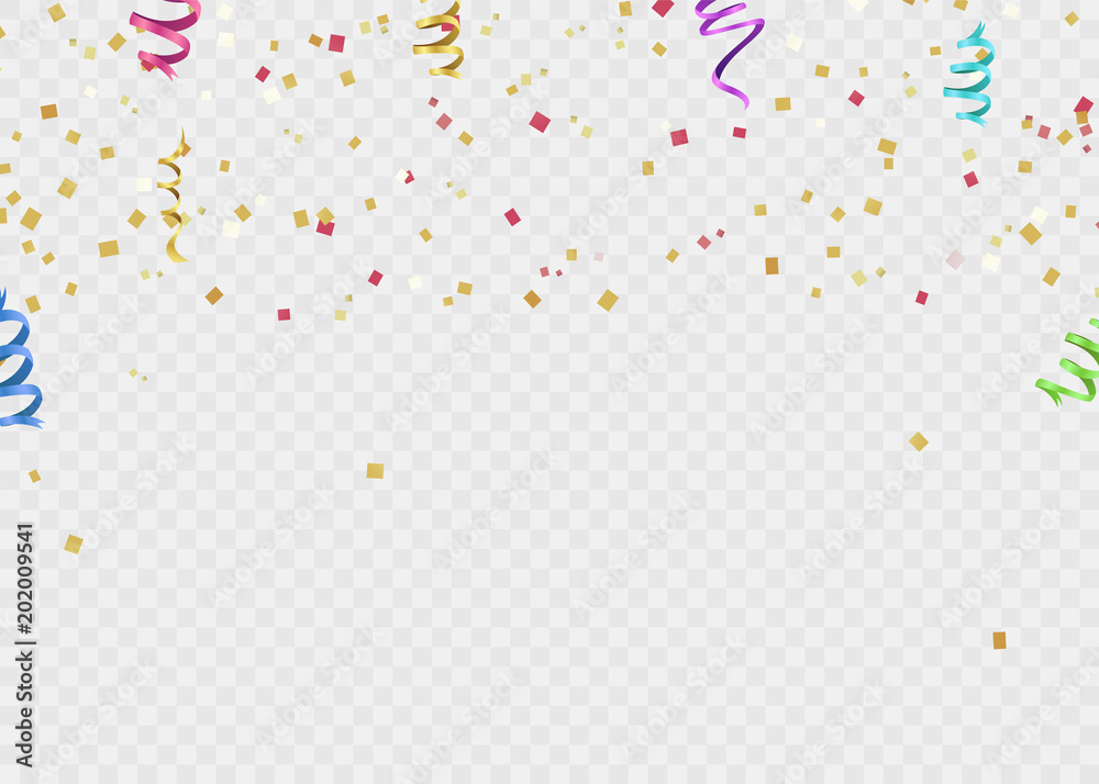 Celebration background template ribbon. Gold sparkles. Elegant style. Vector Illustration Celebration background template ribbon. Gold sparkles. Elegant style. Vector Illustration