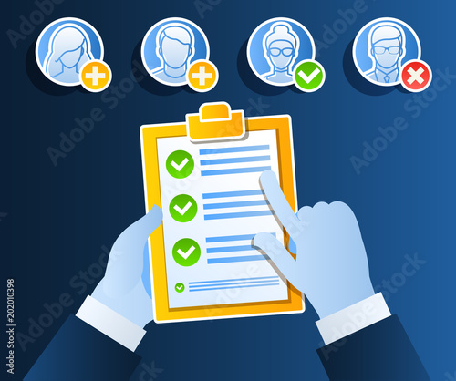 Candidate qualification job interview