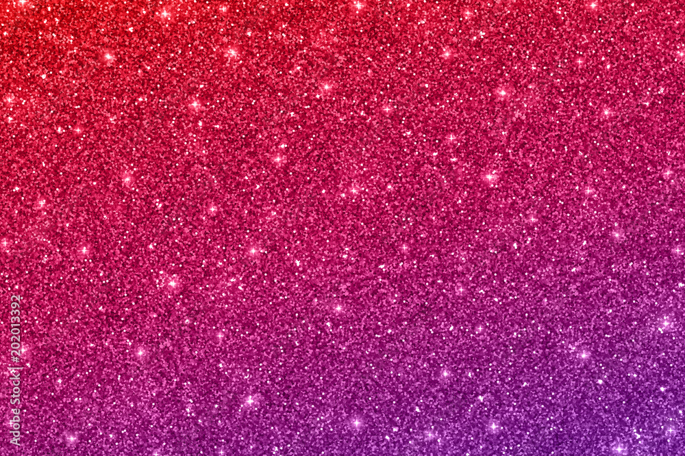 Glitter texture with red purple color effect