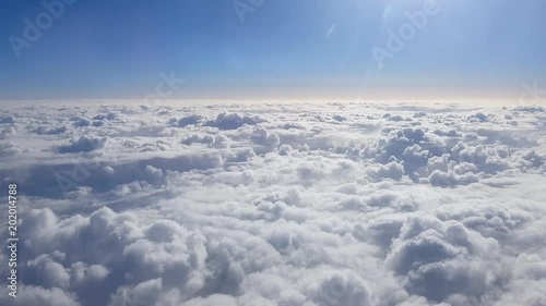 Wallpaper Mural Aerial view of clouds from the plane Torontodigital.ca