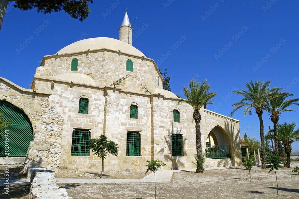 Hala Sultan Tekke Mosque near Larnaca, Cyprus.