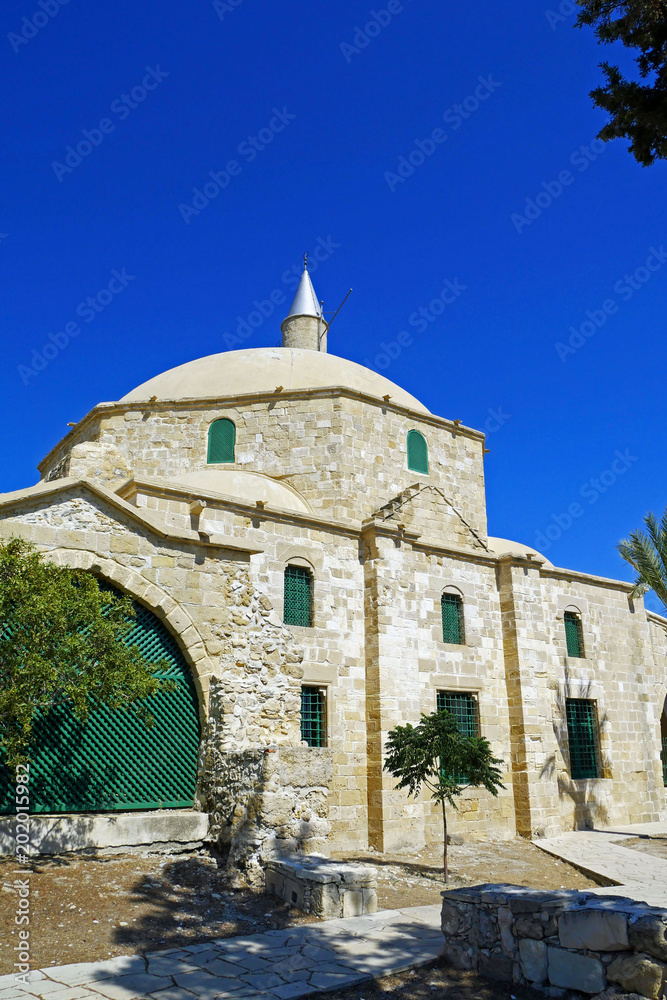 Hala Sultan Tekke Mosque near Larnaca, Cyprus.
