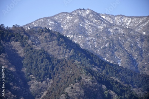 鐘ヶ嶽から大山の眺望