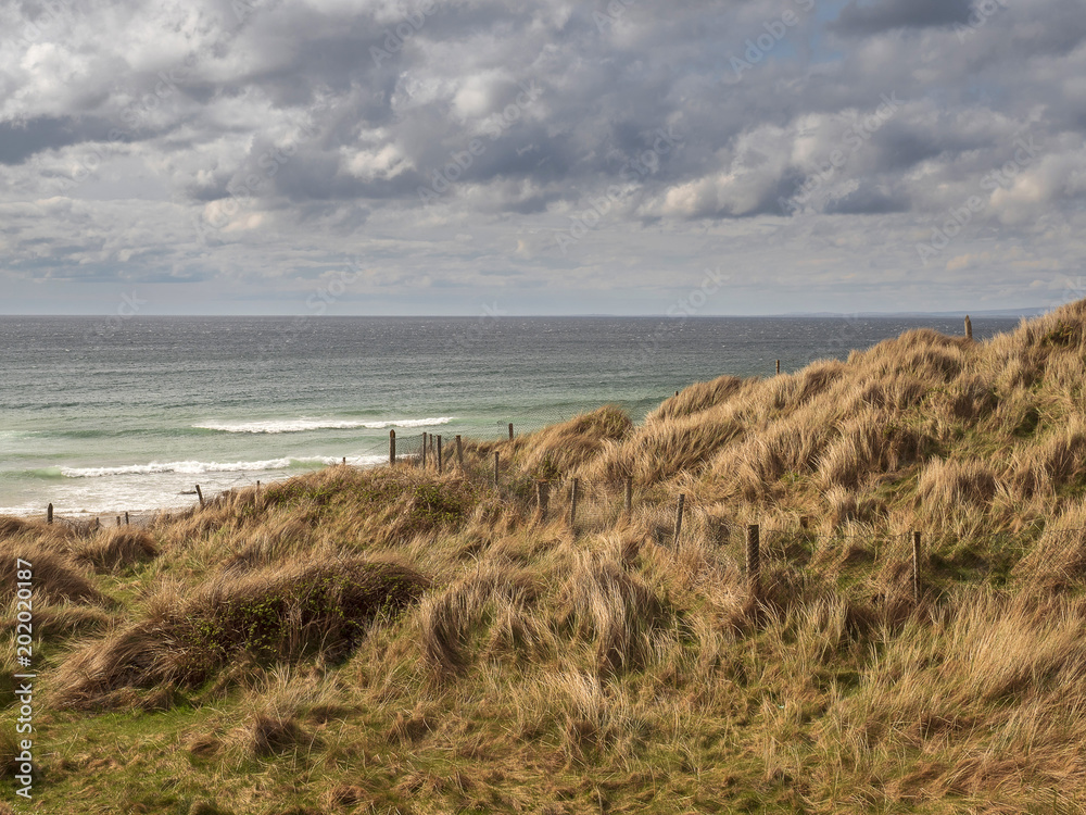 The Atlantic ocean, Fanore beach, west coast of Ireland.