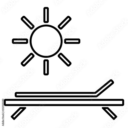 Icon - Sonnenliege