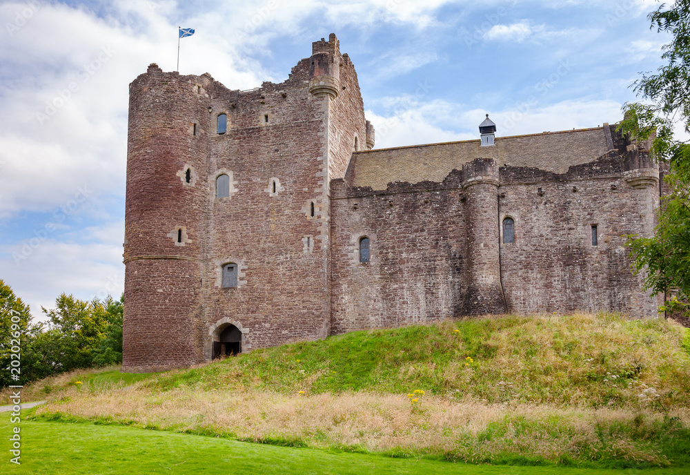 Doune Castle Outer Wall Stirling Scotland UK