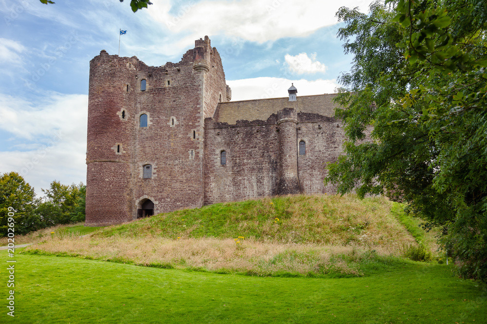 Doune Castle Outer Wall Stirling Scotland UK