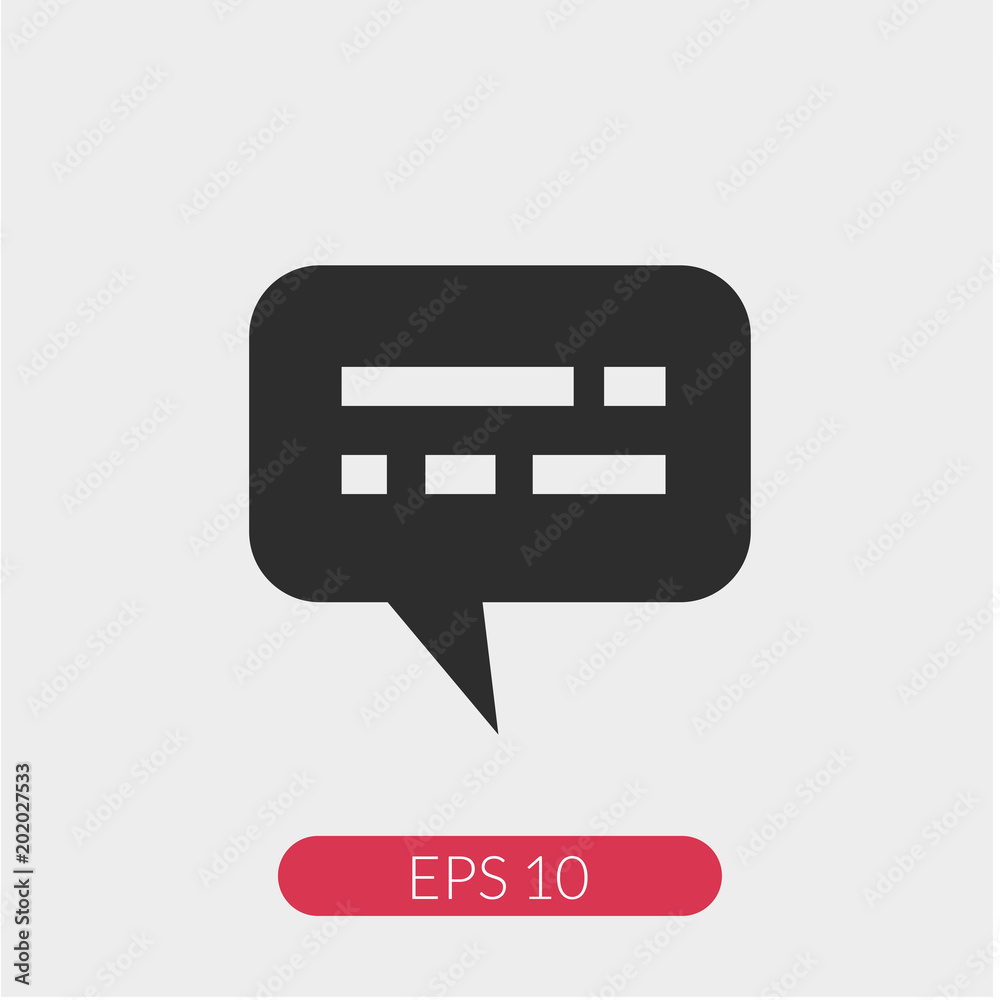 Chat vector icon Chat vector icon
