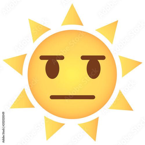 Sonne Emoji kritisch