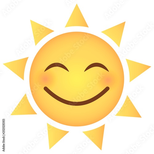 Sonne Emoji überglücklich
