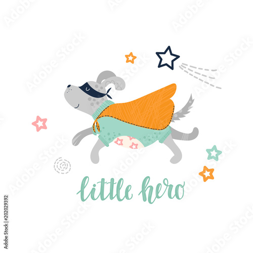 Super hero dog for children