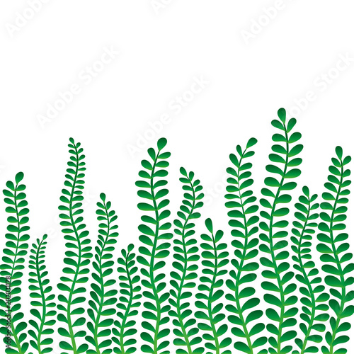 border frame branch leaves. design for holiday greeting card and invitation of seasonal spring holiday