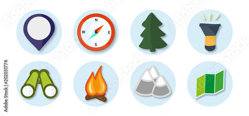 Camping Symbole