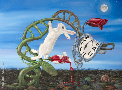 Lewis Carroll Meets Dali