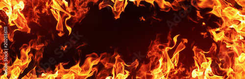 Fotografie, Obraz Fire Flames Background