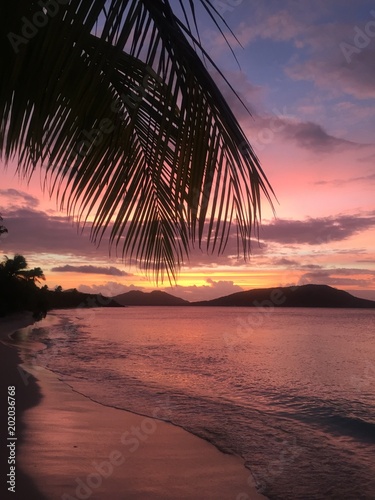 Fototapeta Naklejka Na Ścianę i Meble -  Sunset in Fiji