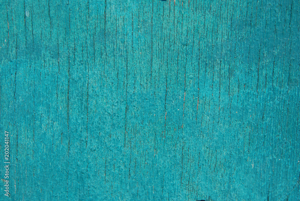 Fototapeta premium Blue Craked texture. Wooden Craked Vintage old Background. Texture Abstract Wall