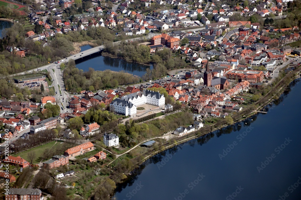 Aerial Picture of German Landscape (Plön) – Castle - Germany