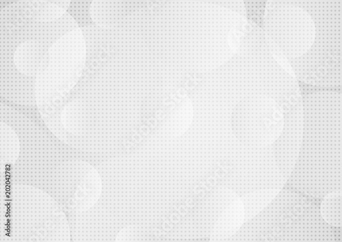 Abstract modern tech grey background with circles
