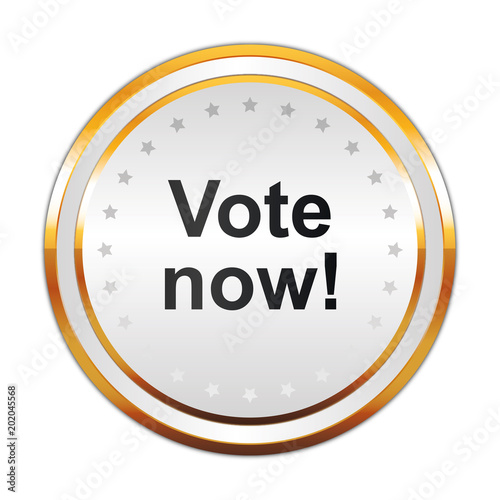 Luxus Button weiß - Vote now