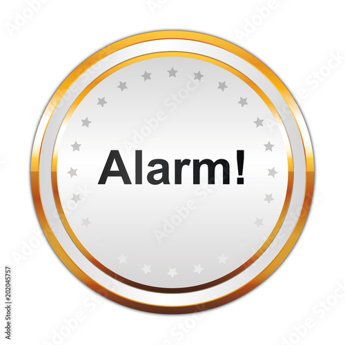 Luxus Button weiß - Alarm