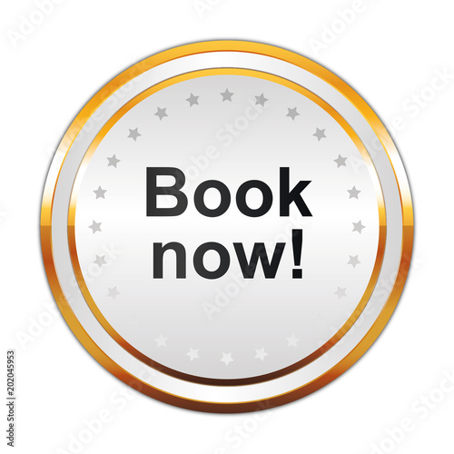 Luxus Button weiß - Book now