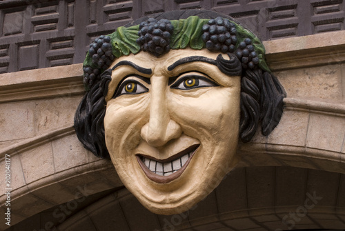 Mask at Casa de la Moneda, Potosi