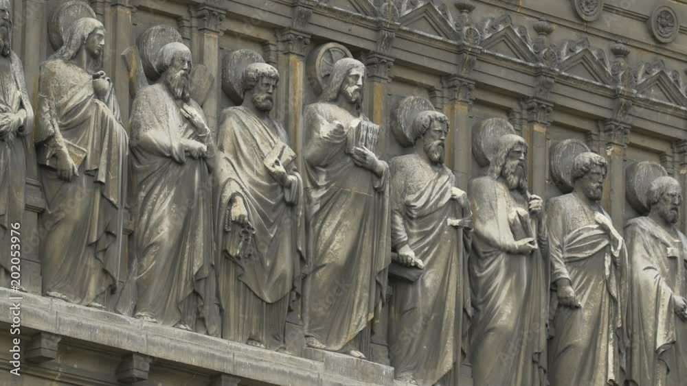 Statues of Jesus Christ with his disciples Statues of Jesus Christ with his disciples