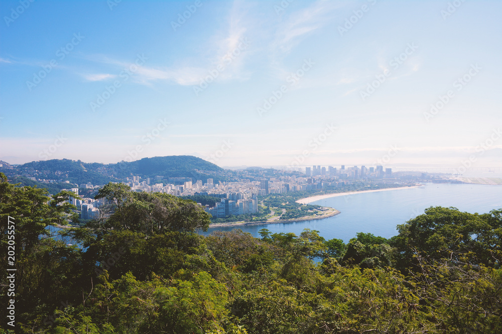 View of Rio de Janeiro, Brazil.