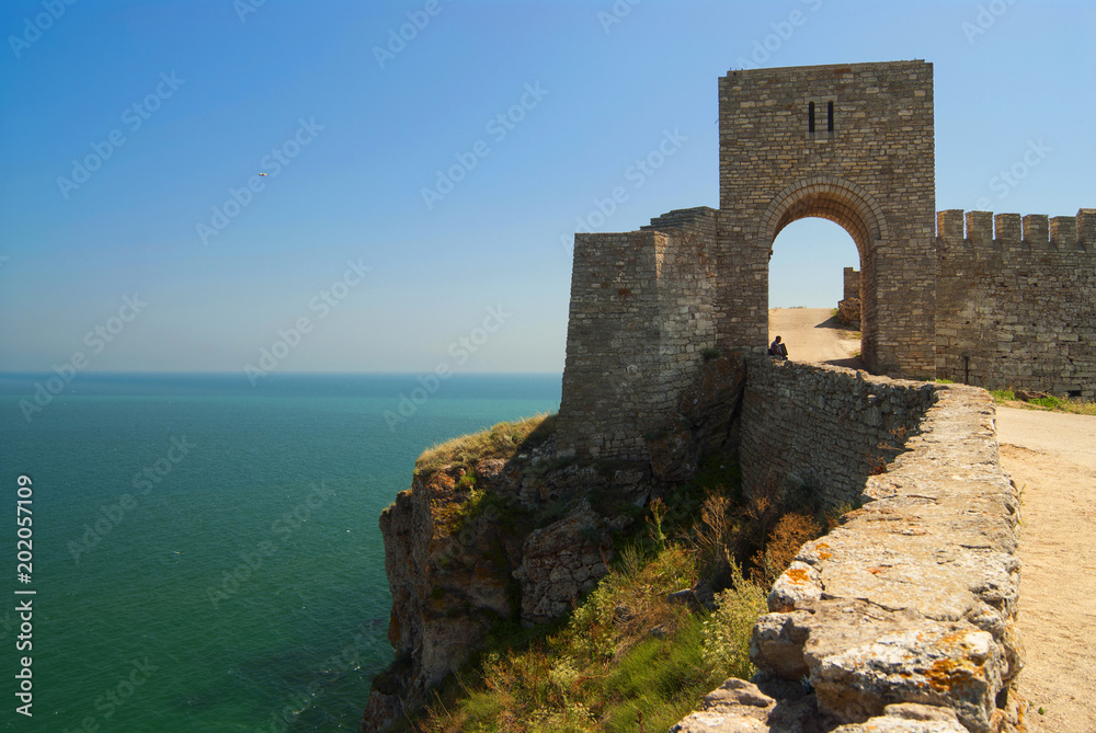 Fortress on Kaliakra cape, Bulgary