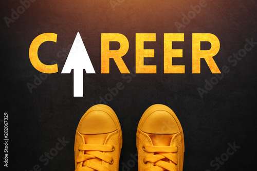 Career seeker looking for a job