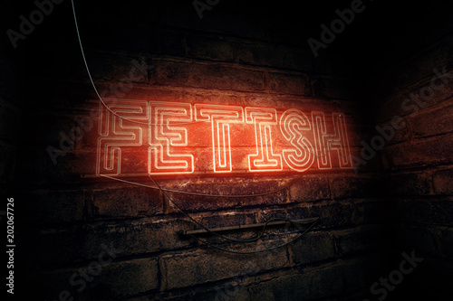 Fetish neon sign